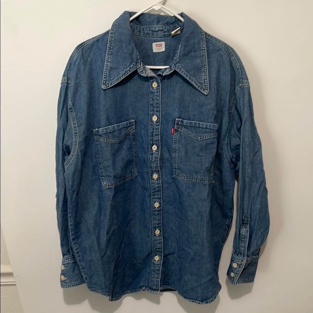 LEVI’S Blue Denim Shirt XL